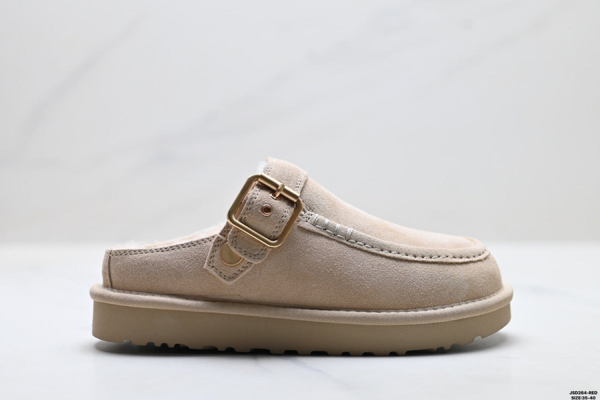 UGG Ethnic-Trim Shearling Slip-On Shoes